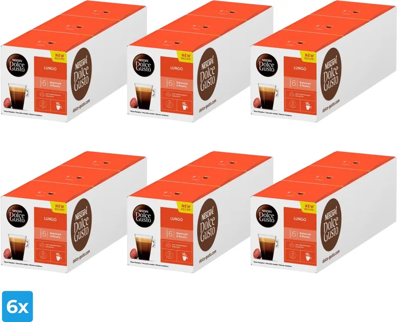 Lungo (6x 48 cups) van Nescafé Dolce Gusto – productfoto