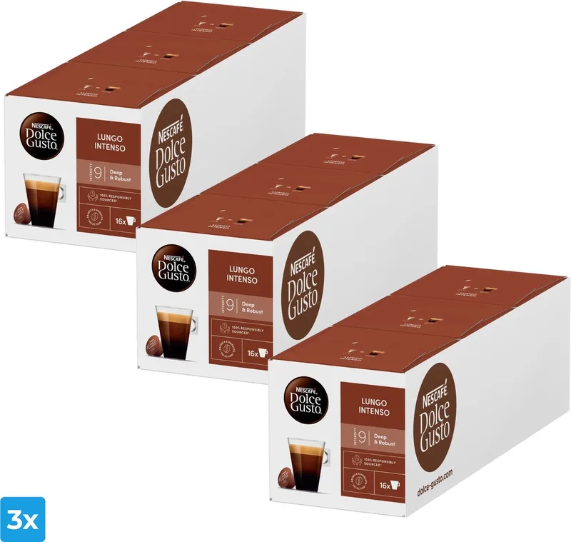 Lungo Intenso (3x 48 cups) van Nescafé Dolce Gusto – productfoto
