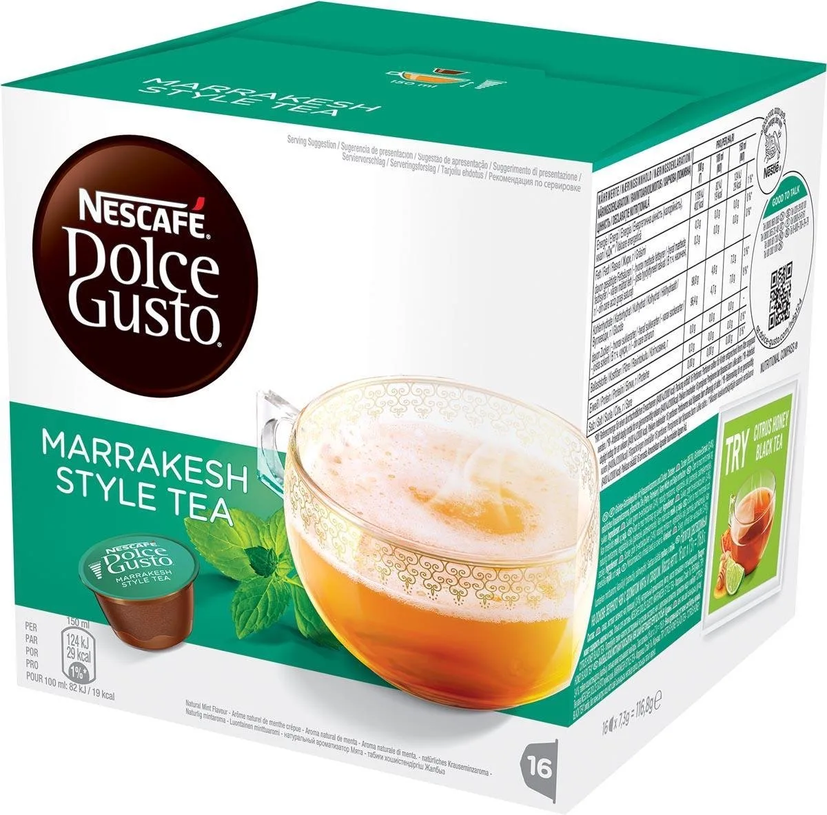 Marrakesh Style Tea de Nescafé Dolce Gusto – photo produit