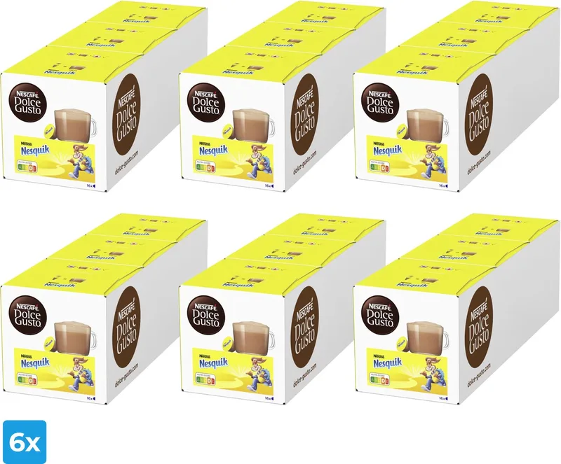 Nesquik (6x 48 cups) by Nescafé Dolce Gusto – product photo
