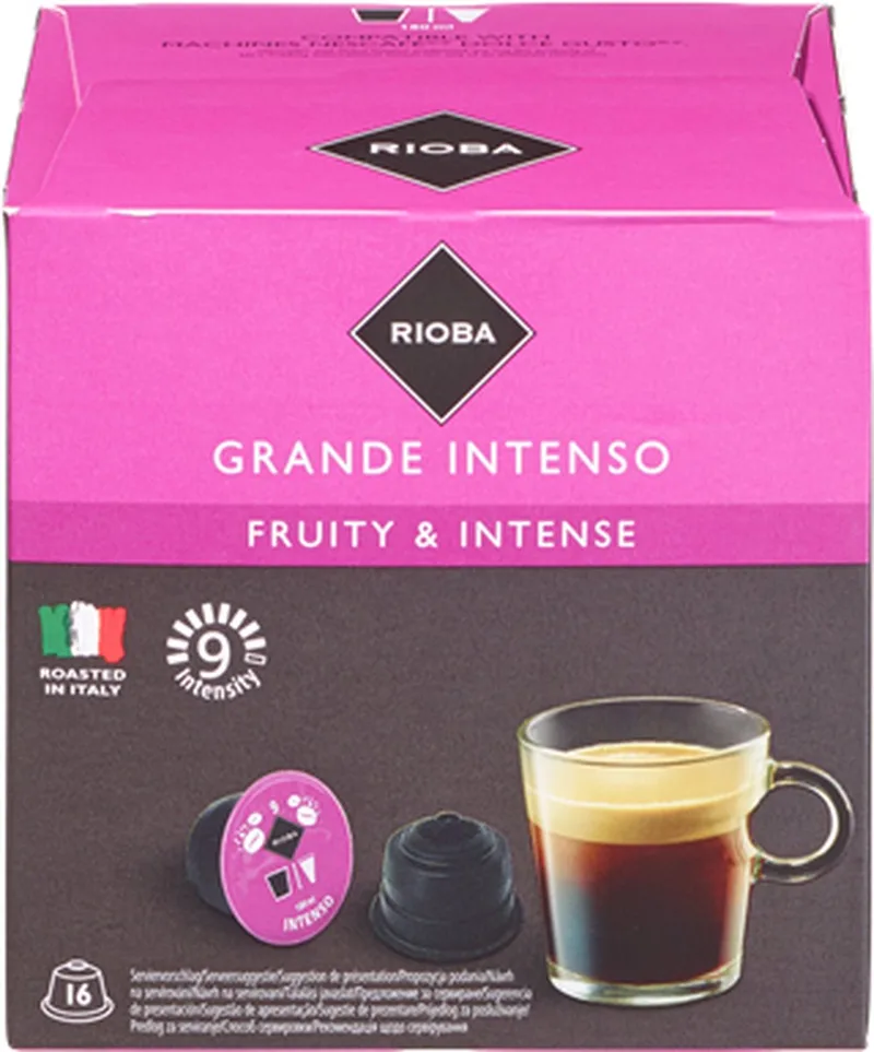 Rioba Dolce Gusto Grande intenso - 16 capsules - 1 doos van Nescafé Dolce Gusto – productfoto