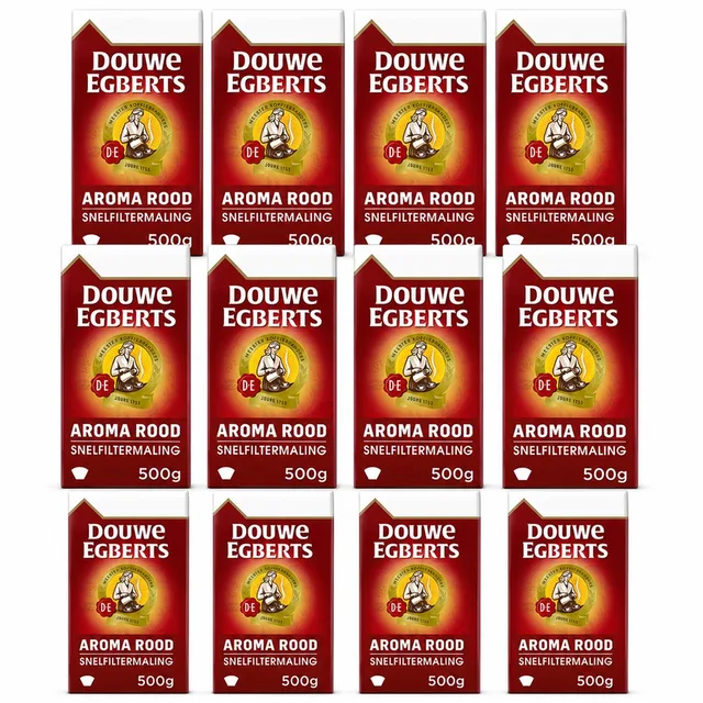 Aroma Rood Filterkoffie - 12 x 500 gram