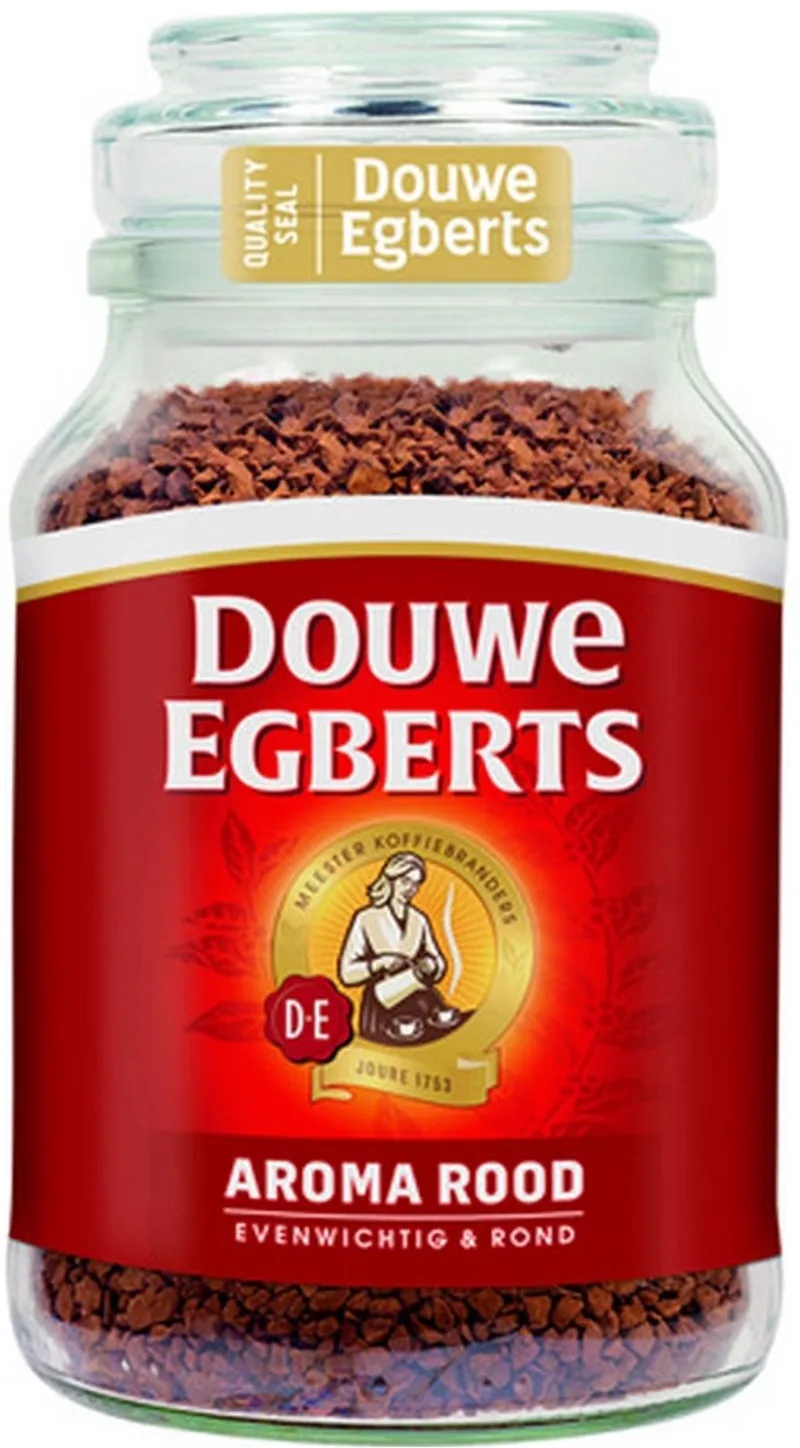 Aroma rood Oploskoffie - 200 gram van Douwe Egberts – productfoto