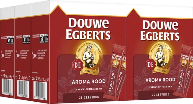 Aroma Rood Sticks Oploskoffie - 6 x 25 zakjes