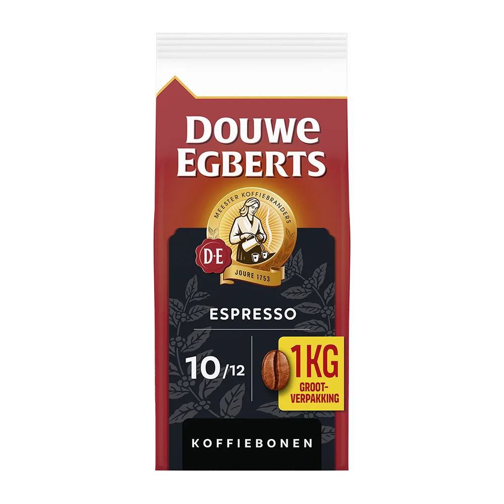 Espresso Voordeelpak - Koffiebonen 1 KG van Douwe Egberts – productfoto