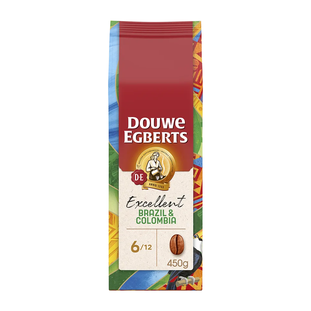 Excellent Brazilië & Colombia - Koffiebonen 450 GR by Douwe Egberts – product photo