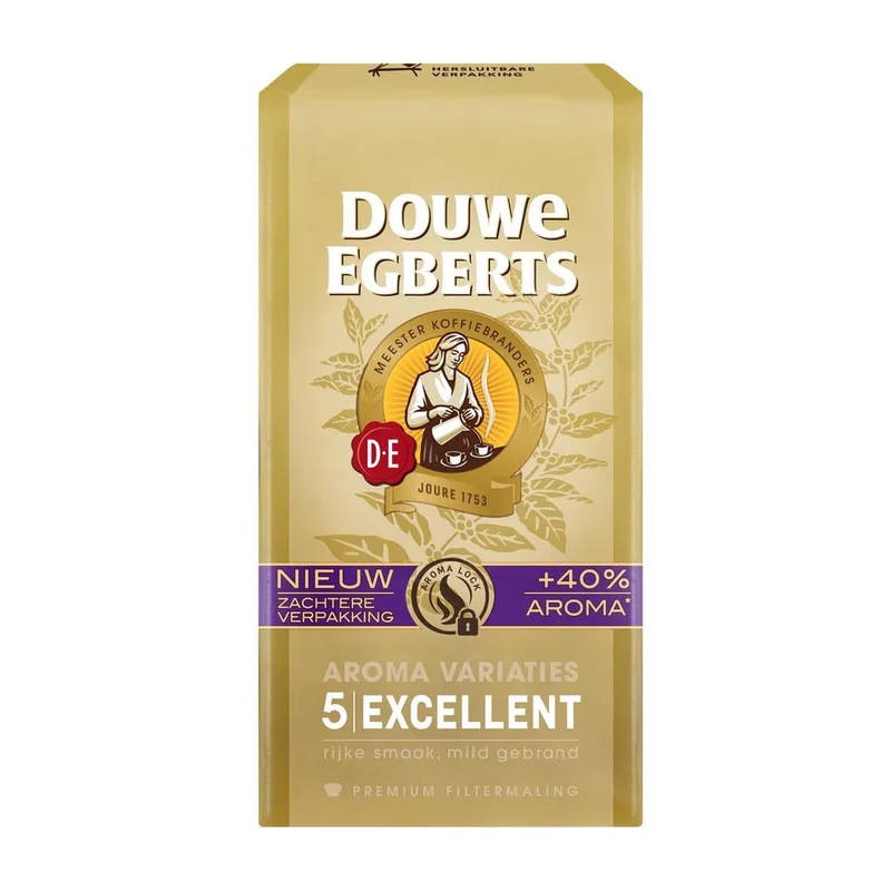 Excellent Filterkoffie - 250 gram van Douwe Egberts – productfoto