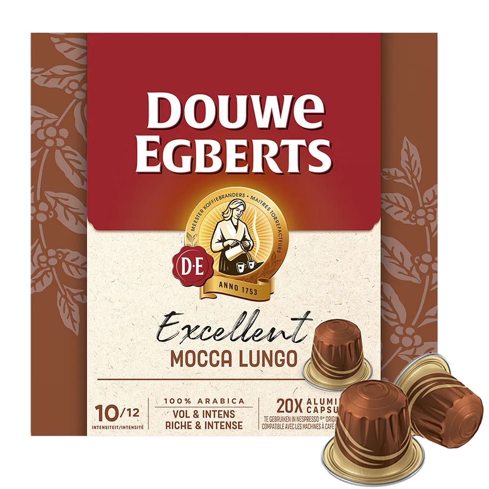 Excellent Mocca - 20 koffiecups by Douwe Egberts – product photo