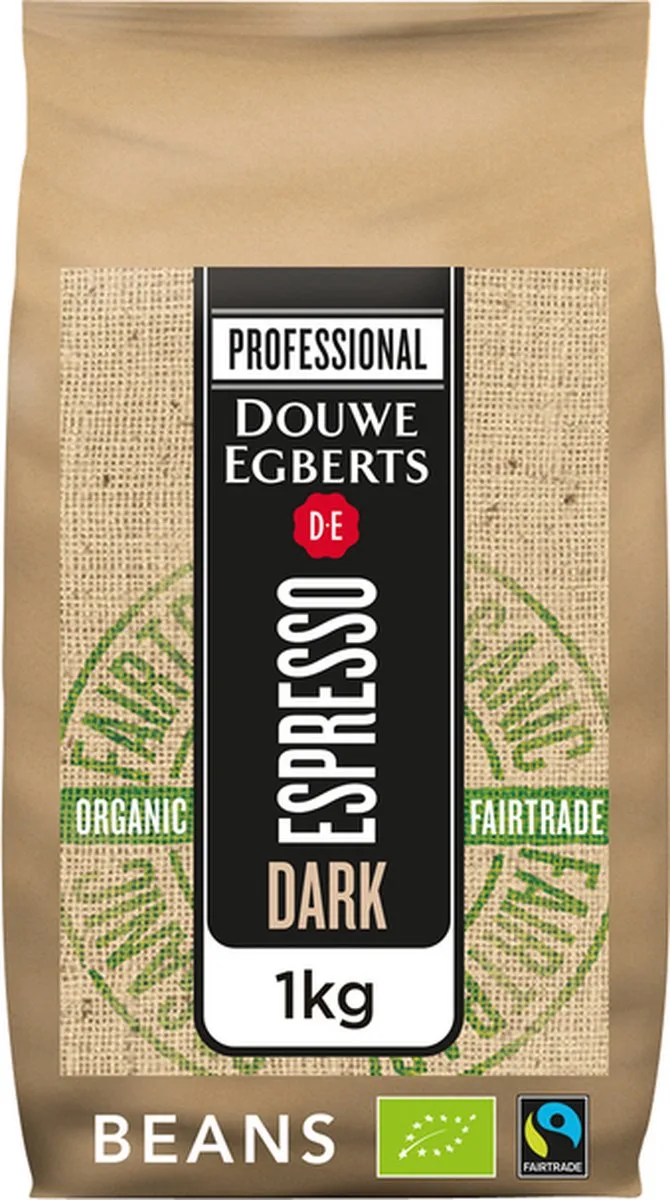 Koffie douwe egberts espresso bonen dark org fair de Douwe Egberts – photo produit