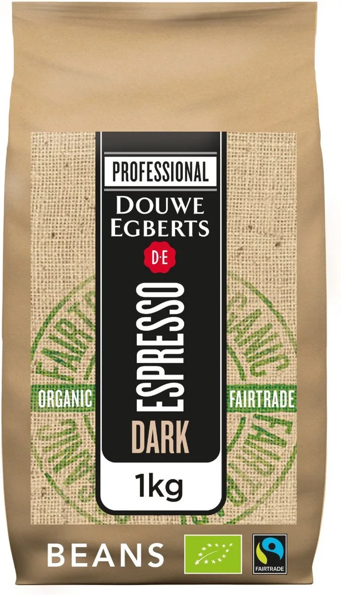 Koffie douwe egberts espresso bonen dark org fair van Douwe Egberts – productfoto