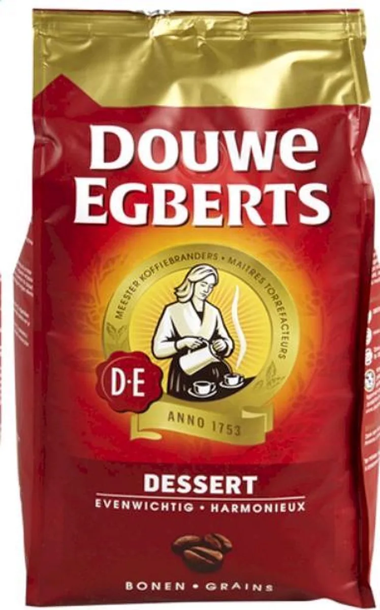 Koffiebonen Dessert 3 stuks van 500gr = 1,5kg de Douwe Egberts – photo produit
