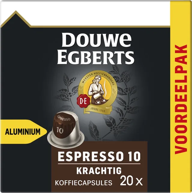 koffiecups Espresso - Krachtig 10 - voordeelpak 20 cups