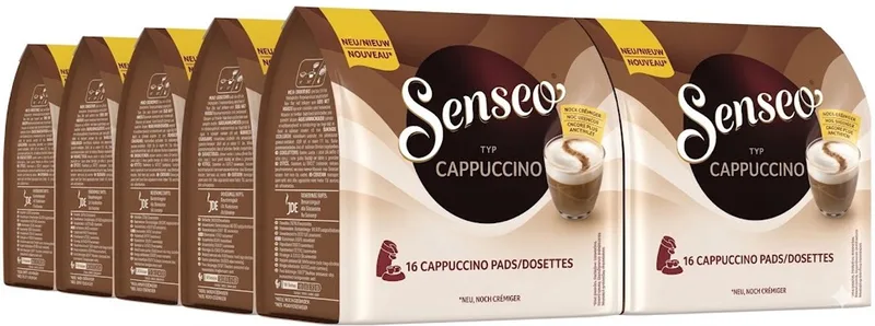 Senseo Cappuccino - Multipack - 160 (10x16) Koffiepads från Douwe Egberts – produktbild