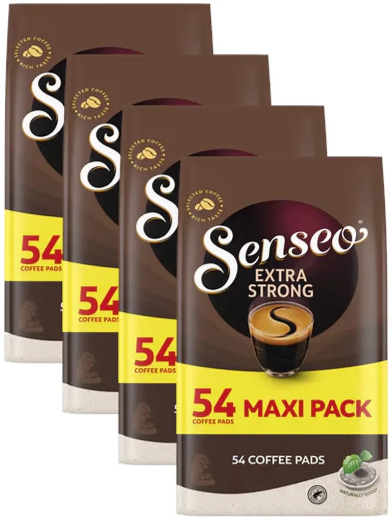 Senseo Extra Strong - Multipack - 216 koffiepads (4x54 koffiepads) by Douwe Egberts – product photo