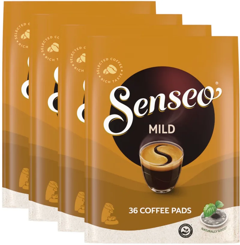 Senseo Mild - Multipack - 144 (4 x 36) Koffiepads de Douwe Egberts – photo produit