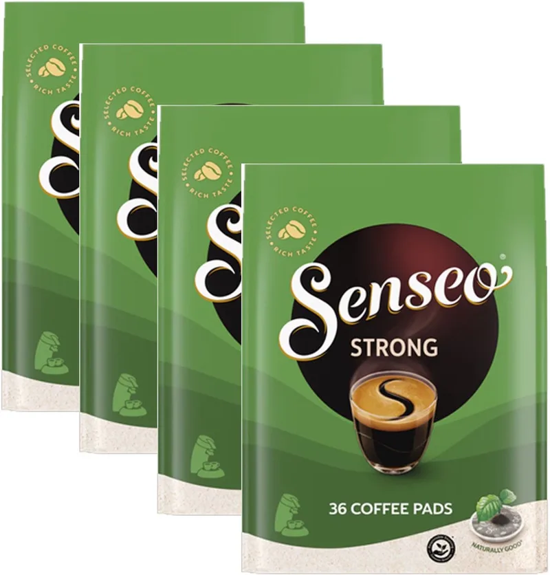 Senseo Strong - Multipack - 144 (4x36) Koffiepads från Douwe Egberts – produktbild