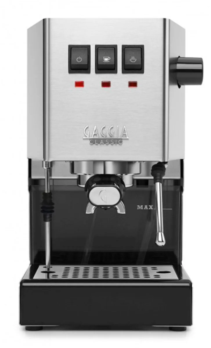 Classic Evo Pro - Espressomachine - Pistonmachine - 15bar - RVS van Gaggia in Roestvrij staal – productfoto