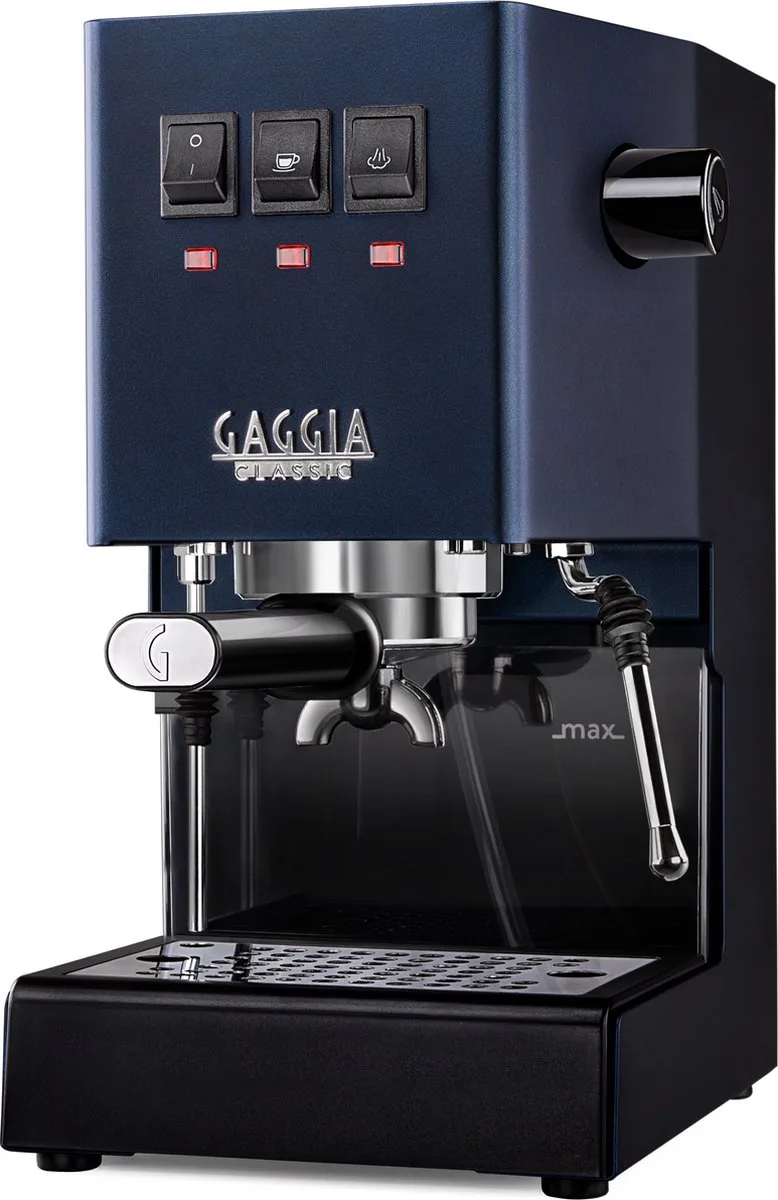 New Classic E24 Espressomachine - 58 mm Professionele Filterdrager - Messing Boiler - Professionele Stoompijp - Classic Blue van Gaggia in Blauw – productfoto