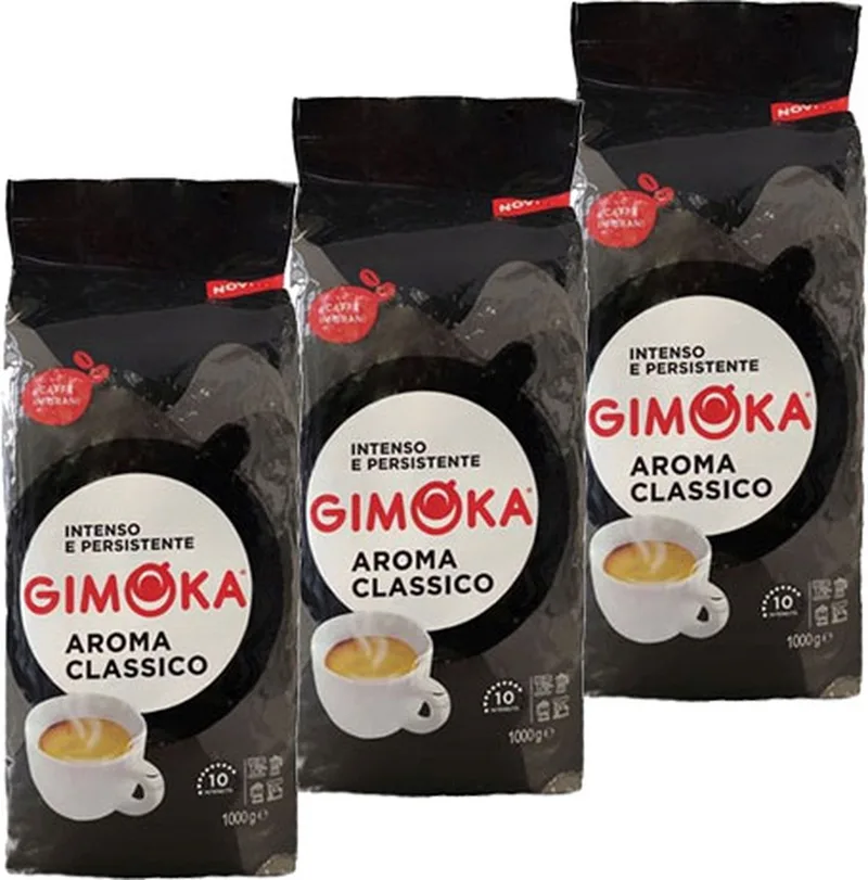 Aroma CLassico - koffiebonen - 3 x 1 kilo van Gimoka – productfoto
