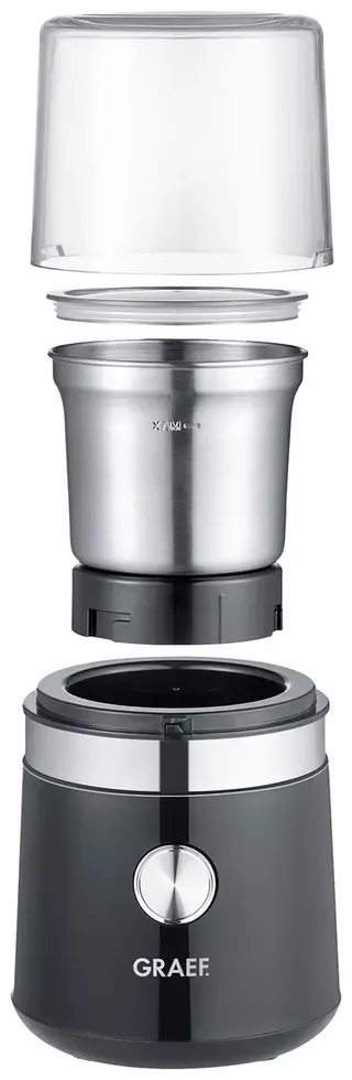CM102EU Koffiemolen Zwart, RVS van Graef in Zwart, Rvs – productfoto 3 van 3