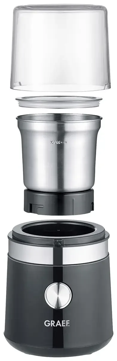 CM102EU Koffiemolen Zwart, RVS van Graef in Zwart, Rvs – productfoto 3 van 3