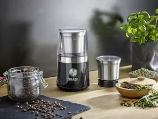 CM102EU Koffiemolen Zwart, RVS van Graef in Zwart, Rvs – productfoto 2 van 3