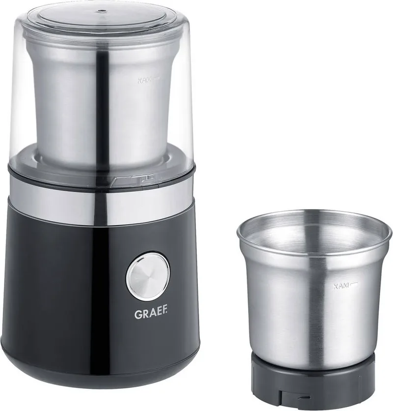 CM102EU Koffiemolen Zwart, RVS van Graef in Zwart, Rvs – productfoto 1 van 3