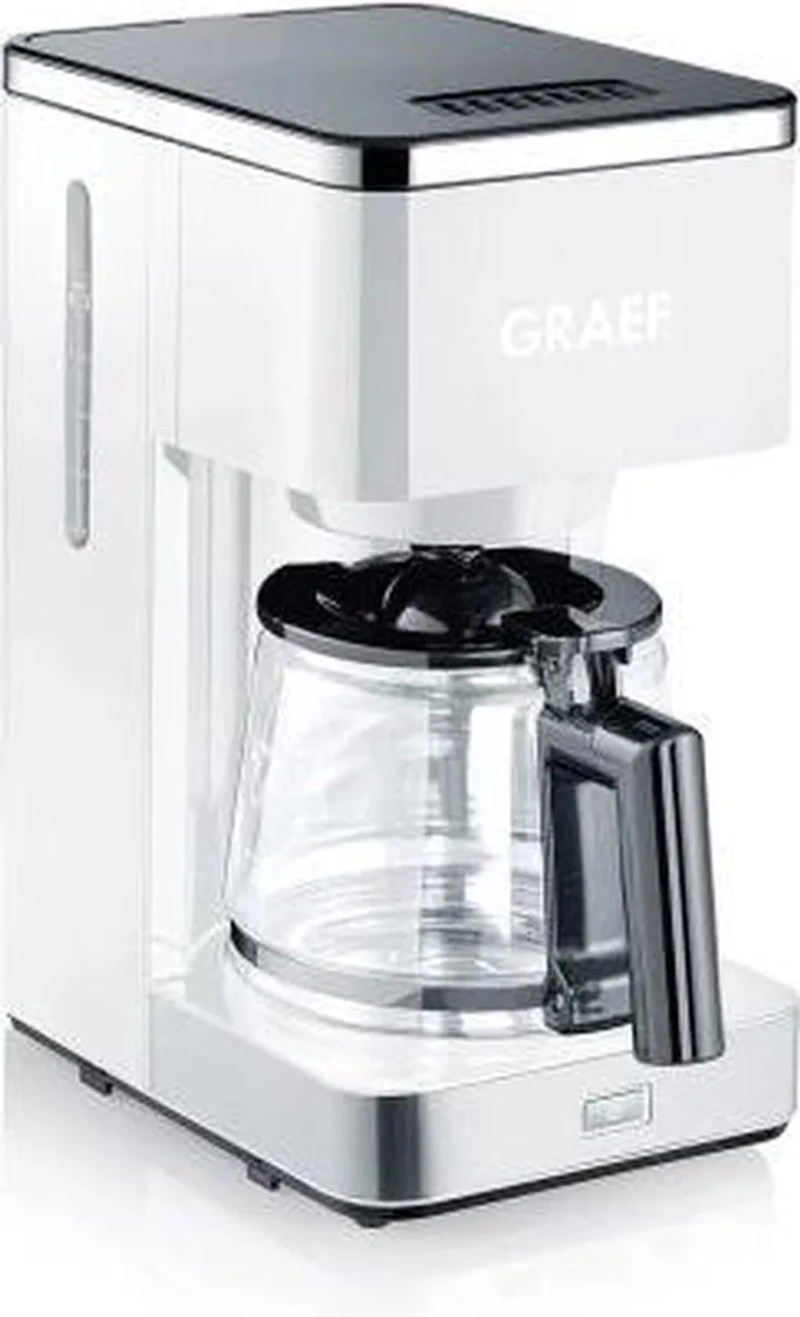 FK 401 Filterkoffiezetapparaat 1,25 l Half automatisch van Graef in Wit – productfoto 1 van 3