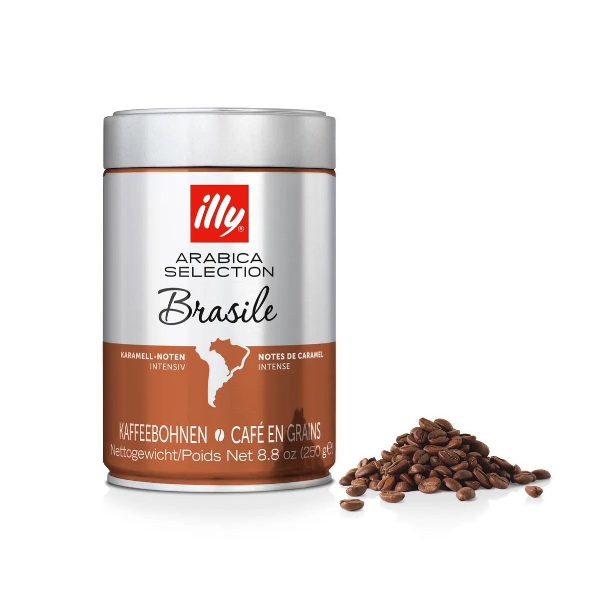Arabica Selection Brasile bonen 250 gr by illy – product photo