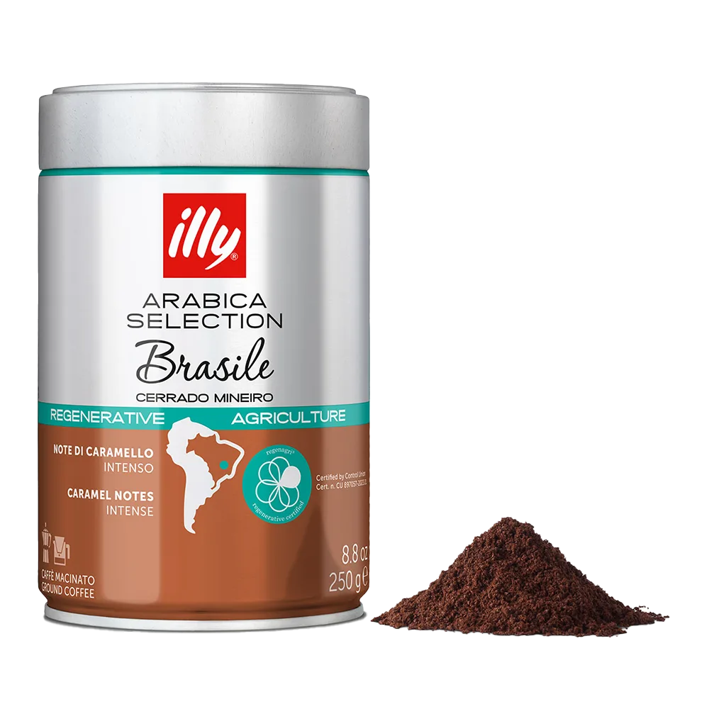 Arabica Selection Brasile Cerrado Mineiro - Gemalen koffie 250 GR van illy – productfoto