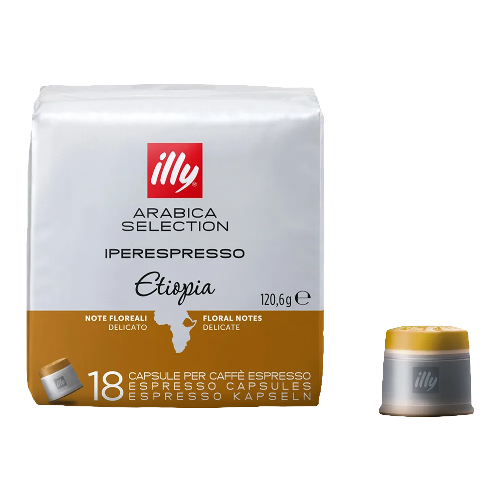 Arabica Selection Ethiopia - 18 Iperespresso-capsules by illy – product photo