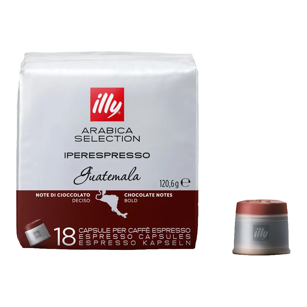 Arabica Selection Guatemala - 18 Iperespresso-capsules by illy – product photo