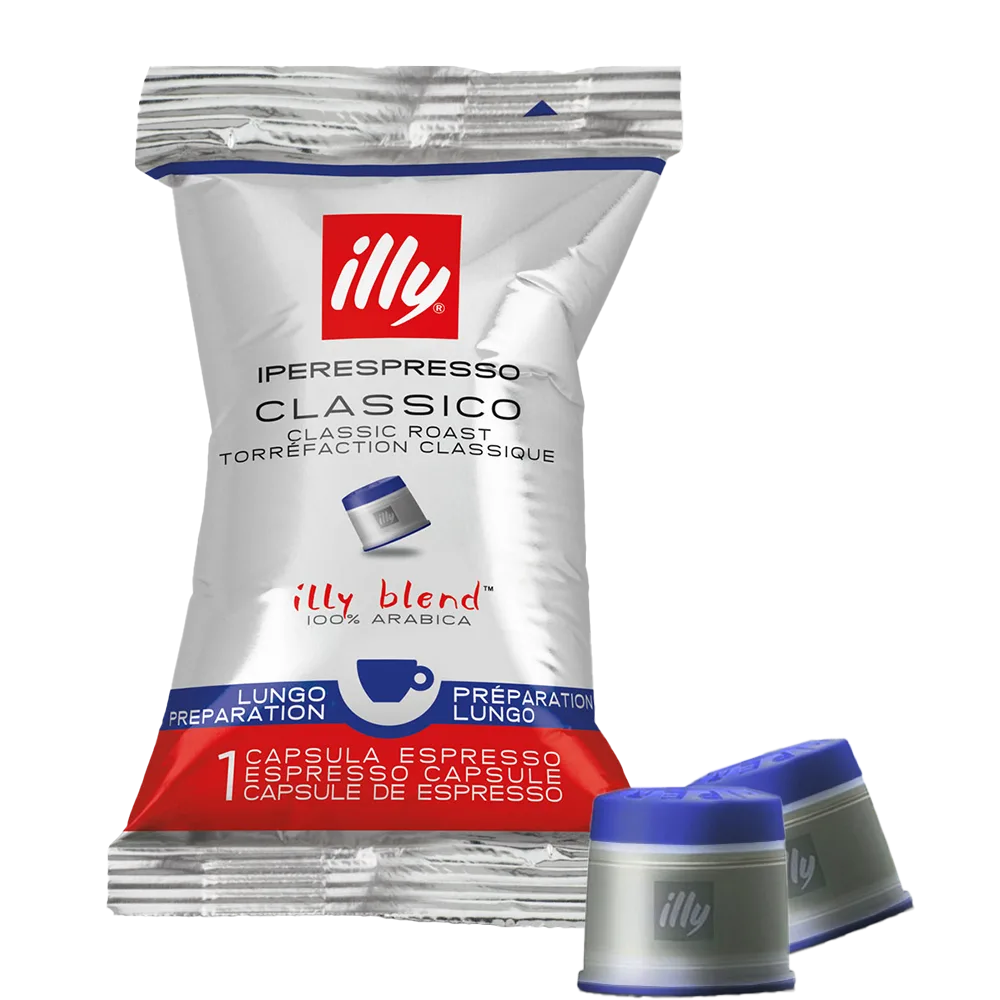 Classico Lungo Home Flowpack - 100 Iperespresso-capsules by illy – product photo