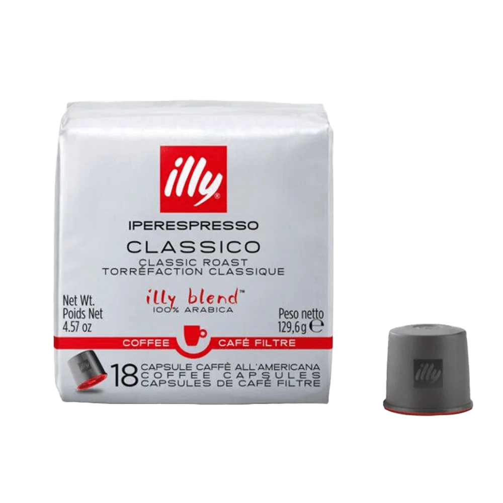 Filter Classico (Normale Branding) - 18 Iperespresso-capsules van illy – productfoto