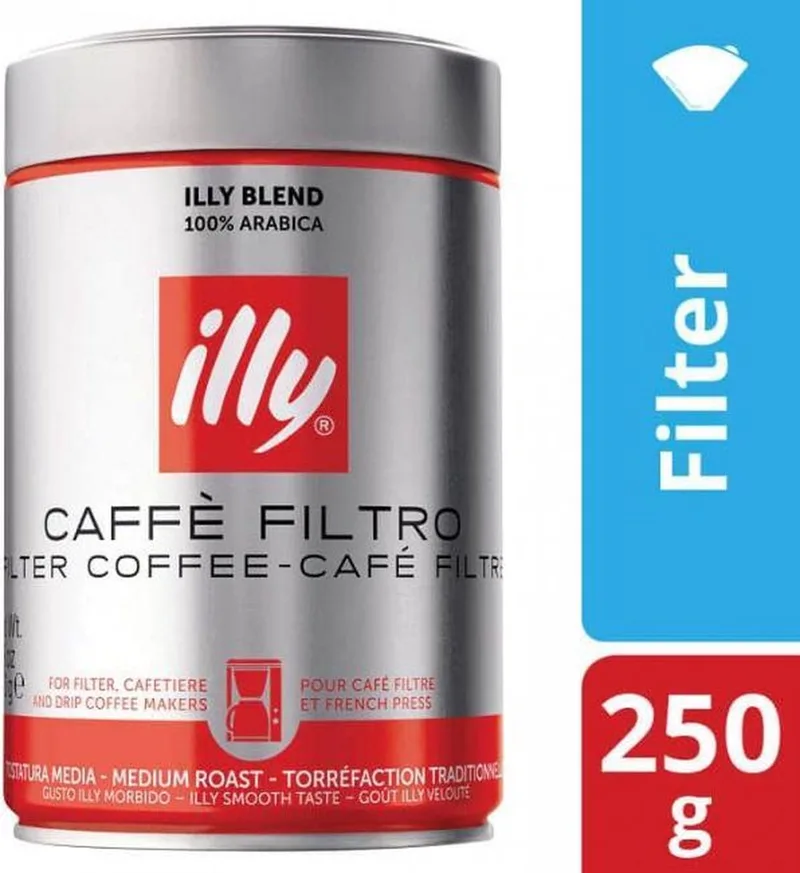 Filterkoffie Normale Branding gemalen - 250 gram van illy – productfoto