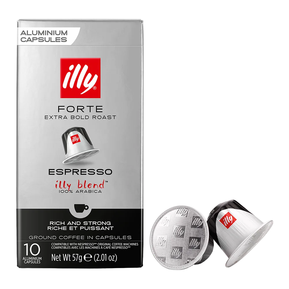 Forte - 10 koffiecups de illy – photo produit