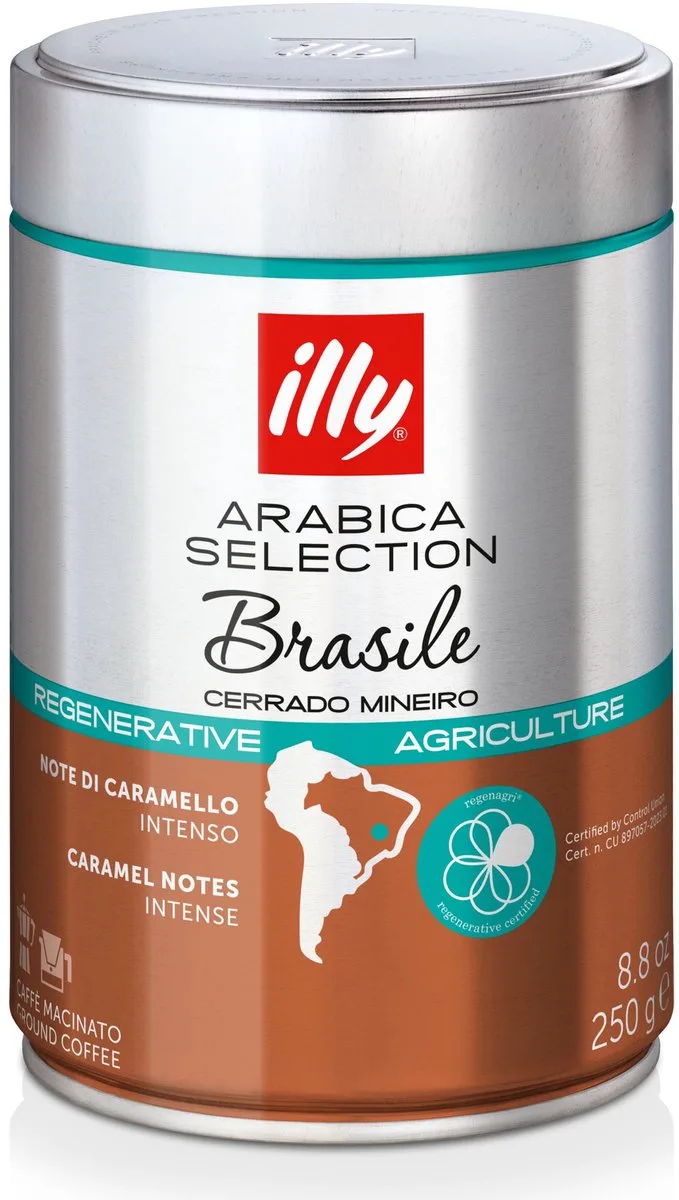 Gemalen koffie - Arabica Selection - Brazilië - Cerrado Mineiro - 6 x 250 gram van illy – productfoto