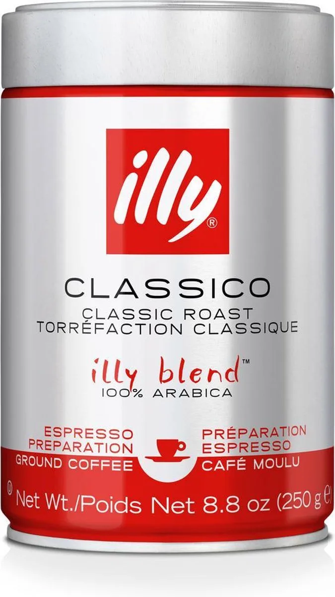 Gemalen koffie - Classico - 6 x 250 gram by illy – product photo