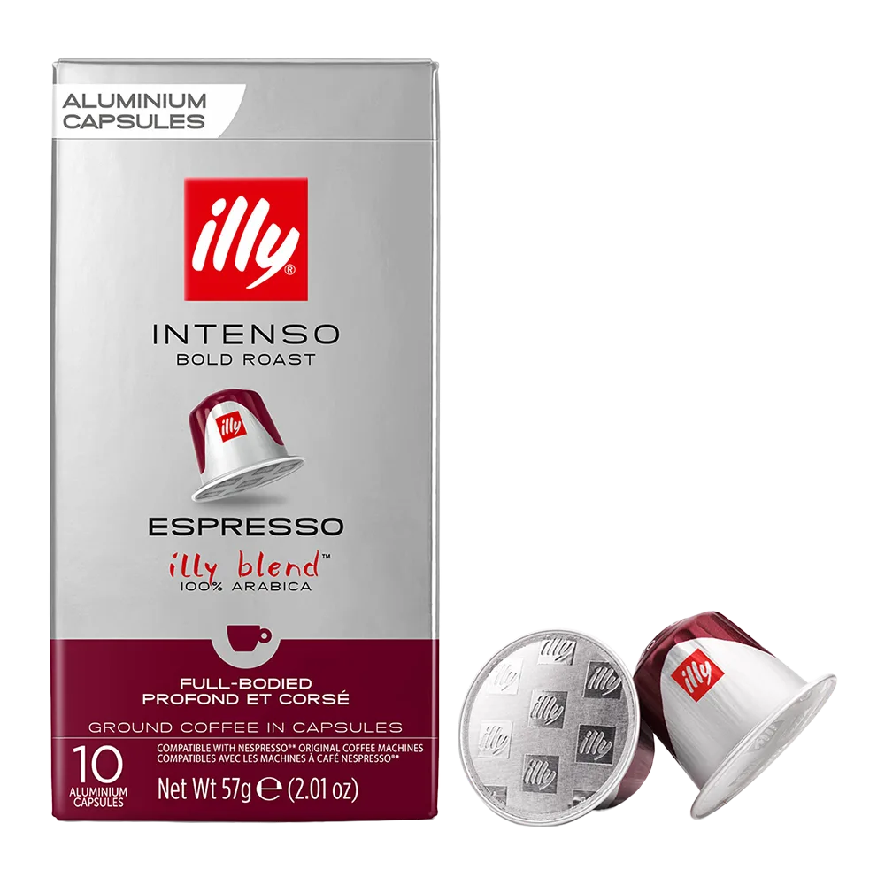 Nespresso ground Intenso capsules - 10 pcs von illy – Produktfoto