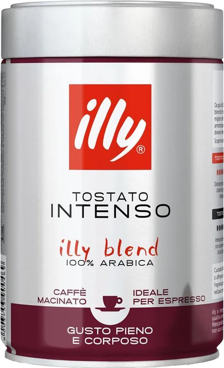Intenso (Donkere Branding) Gemalen Koffie - 12 x 250 gram van illy – productfoto