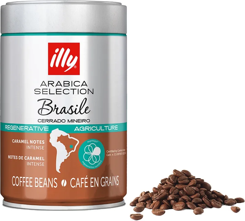 Koffie Brazil 250 G bonen van illy – productfoto