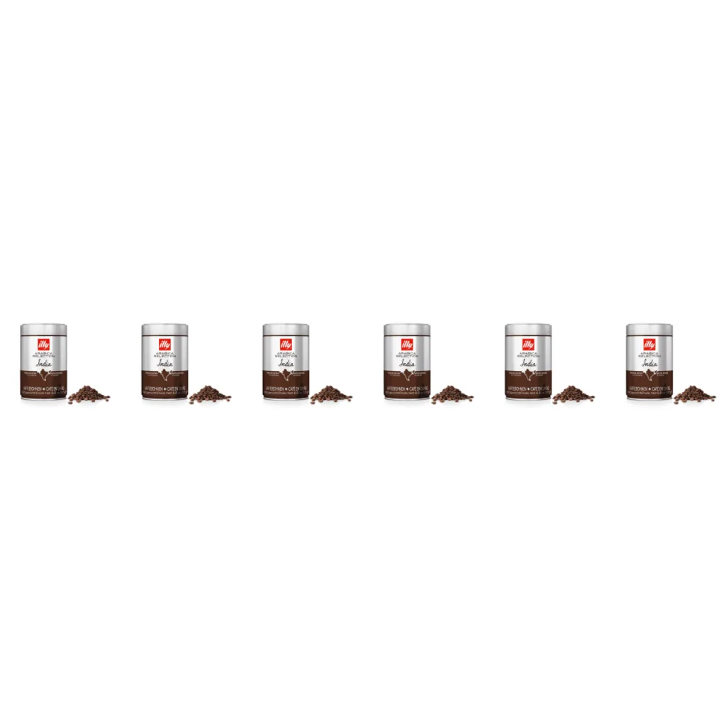 koffiebonen - 6 x Arabica Selection - India - 250 gram de illy – photo produit