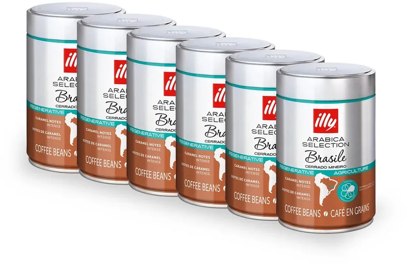 Koffiebonen - Arabica Selection - Brazilië - Cerrado Mineiro - 6 x 250 gram van illy – productfoto