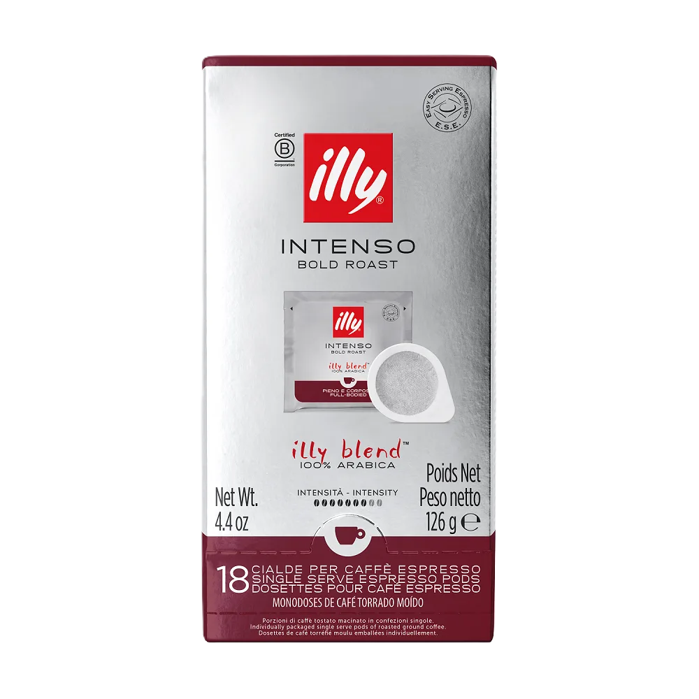 Monodose Intenso (Donkere Branding) - 18 E.S.E. Servings von illy – Produktfoto