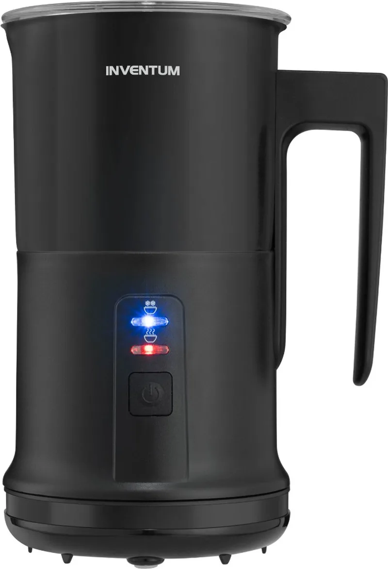 MK350B - Elektrische melkopschuimer - 115/240 ml - Warm/koud opschuimen - Verwarmen - PFAS vrij - Antikleeflaag från Inventum i Svart – produktbild