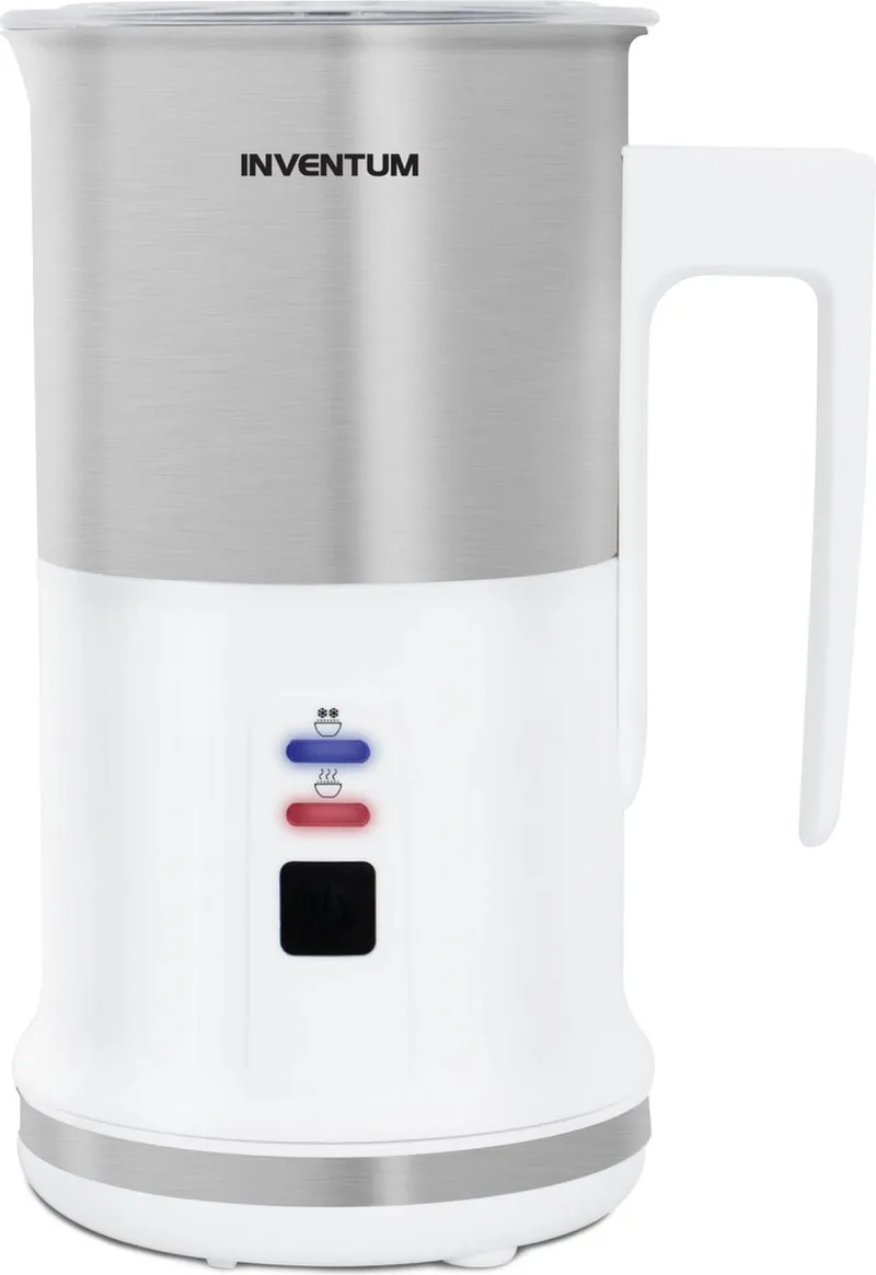 MK351 - Elektrische melkopschuimer - 115/240 ml - Warm/koud opschuimen - Verwarmen - Antikleeflaag - Wit/RVS by Inventum in White – product photo