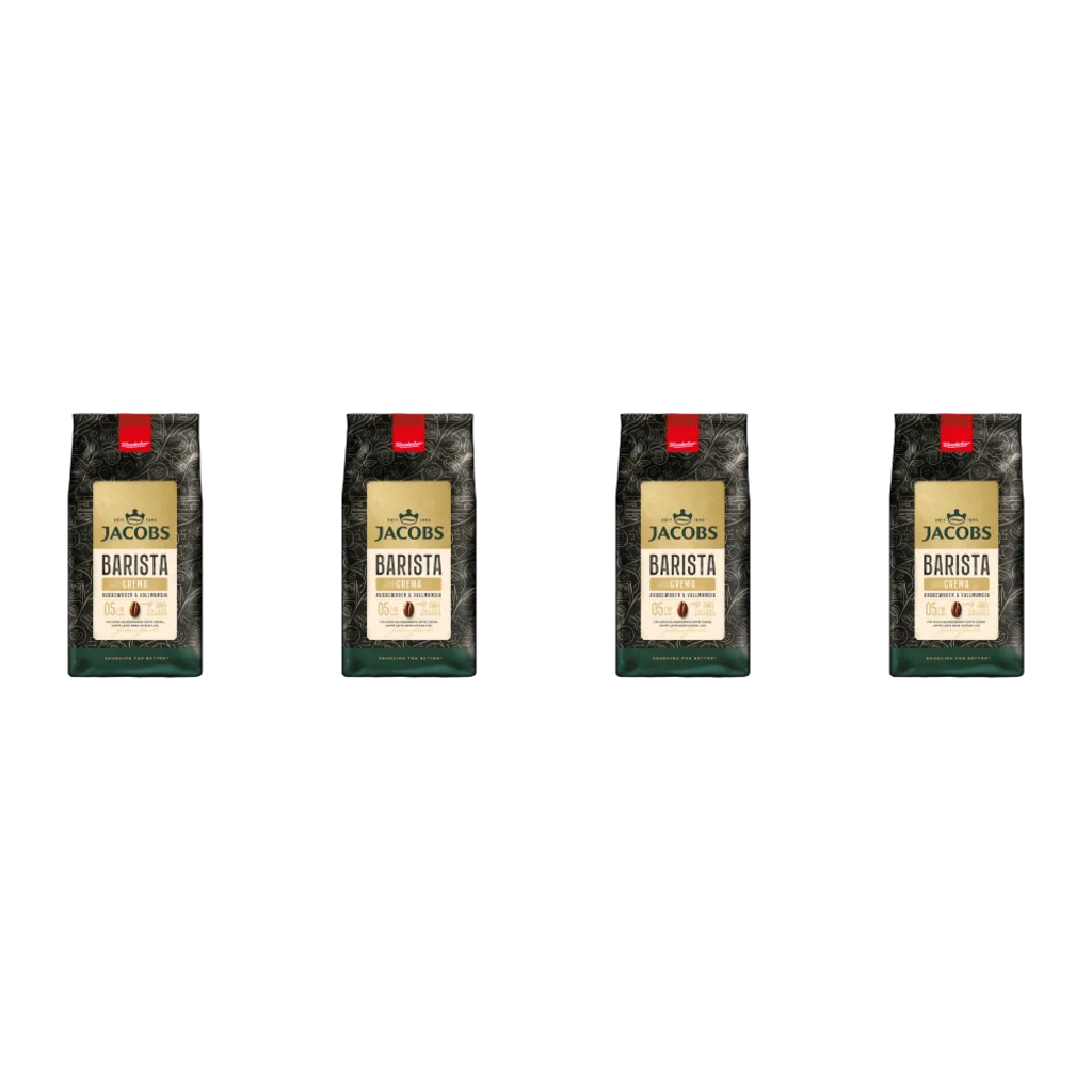 Barista Crema - koffiebonen - 4 x 1 kilo de Jacobs – photo produit
