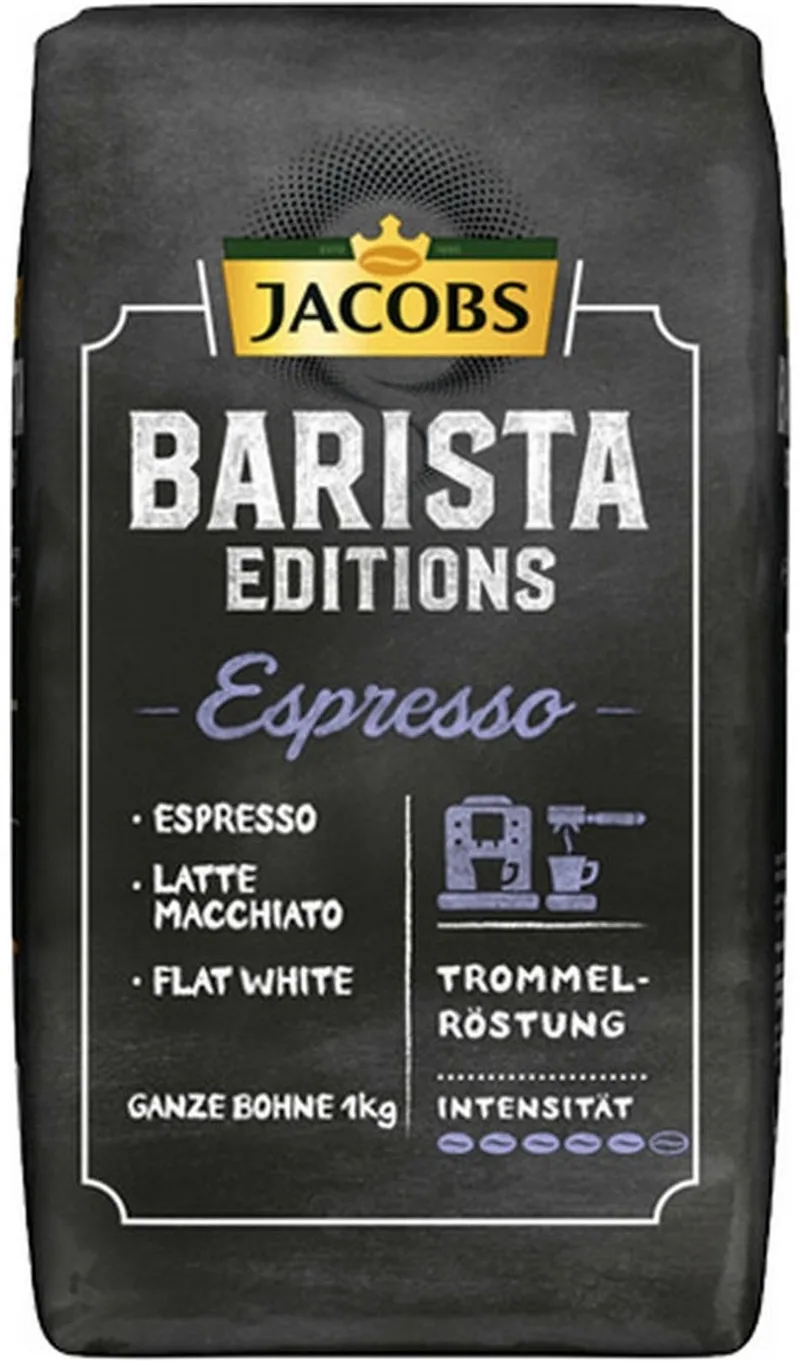 Barista Espresso Bonen - 4x 1kg van Jacobs – productfoto