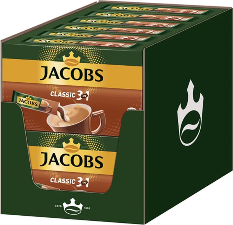 Classic 3in1 Sticks Oploskoffie - 12x 10 sticks by Jacobs – product photo