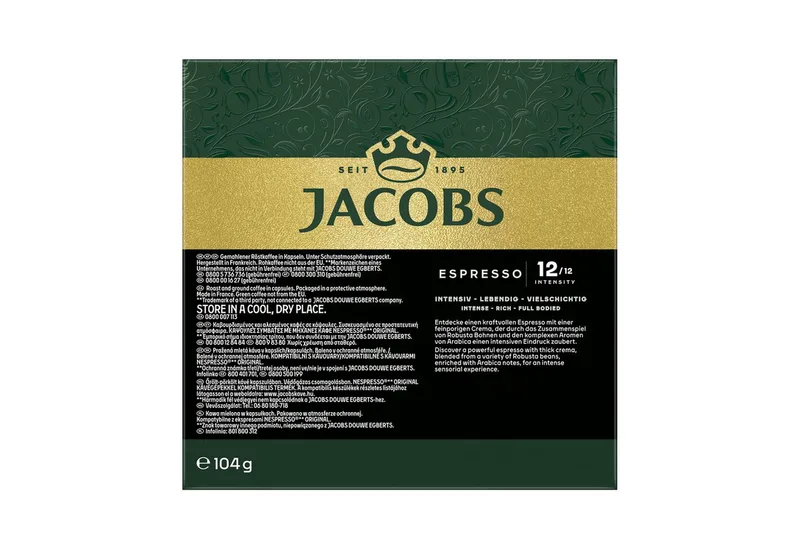 Espresso Ristretto Koffiecups - 10 x 20 stuks by Jacobs – product photo 4 of 5